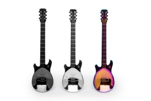 Gitarové kovové čajové lyžičky FAREBNÉ 3 ks