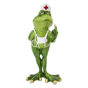 Keramická žabka - Zdravotná sestra