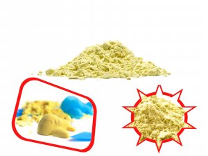Kinetický piesok 1kg žltý