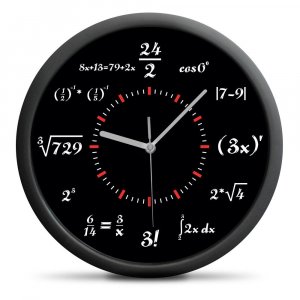 Nástenné matematické hodiny