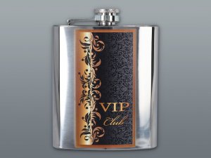 Ploskačka nerezová VIP 210 ml