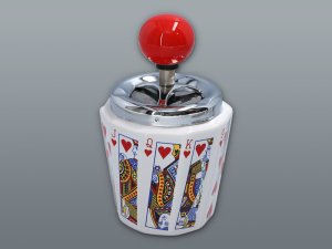 Rotačný popolník - Poker