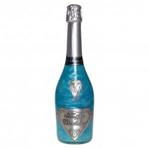 Perlové šampanské GHOST modré - Happy Birthday 30
