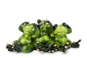 Keramické žabky – nevidím, nepočujem, nehovorím