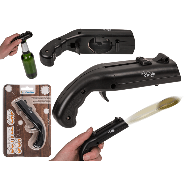 Otvárač na pivo s vystreľovaním