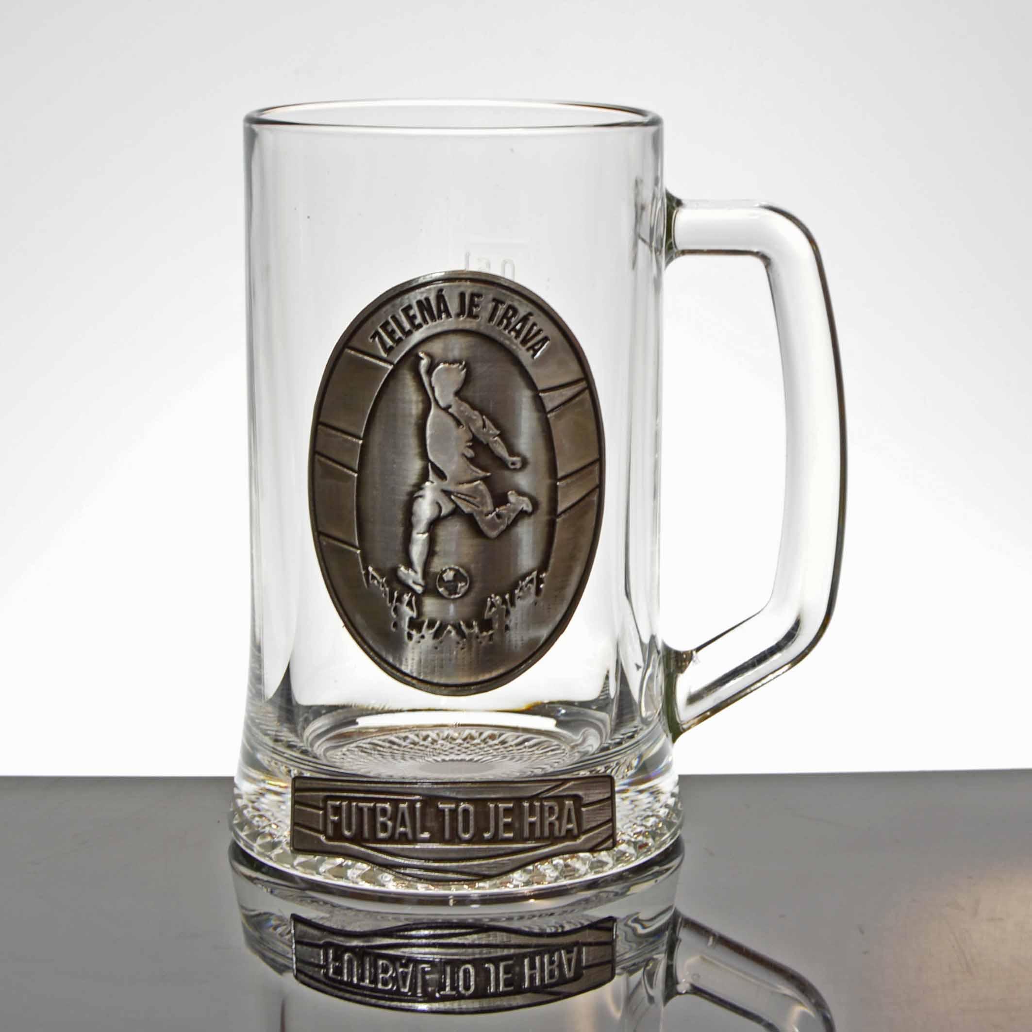 Pivný pohár pre futbalistu