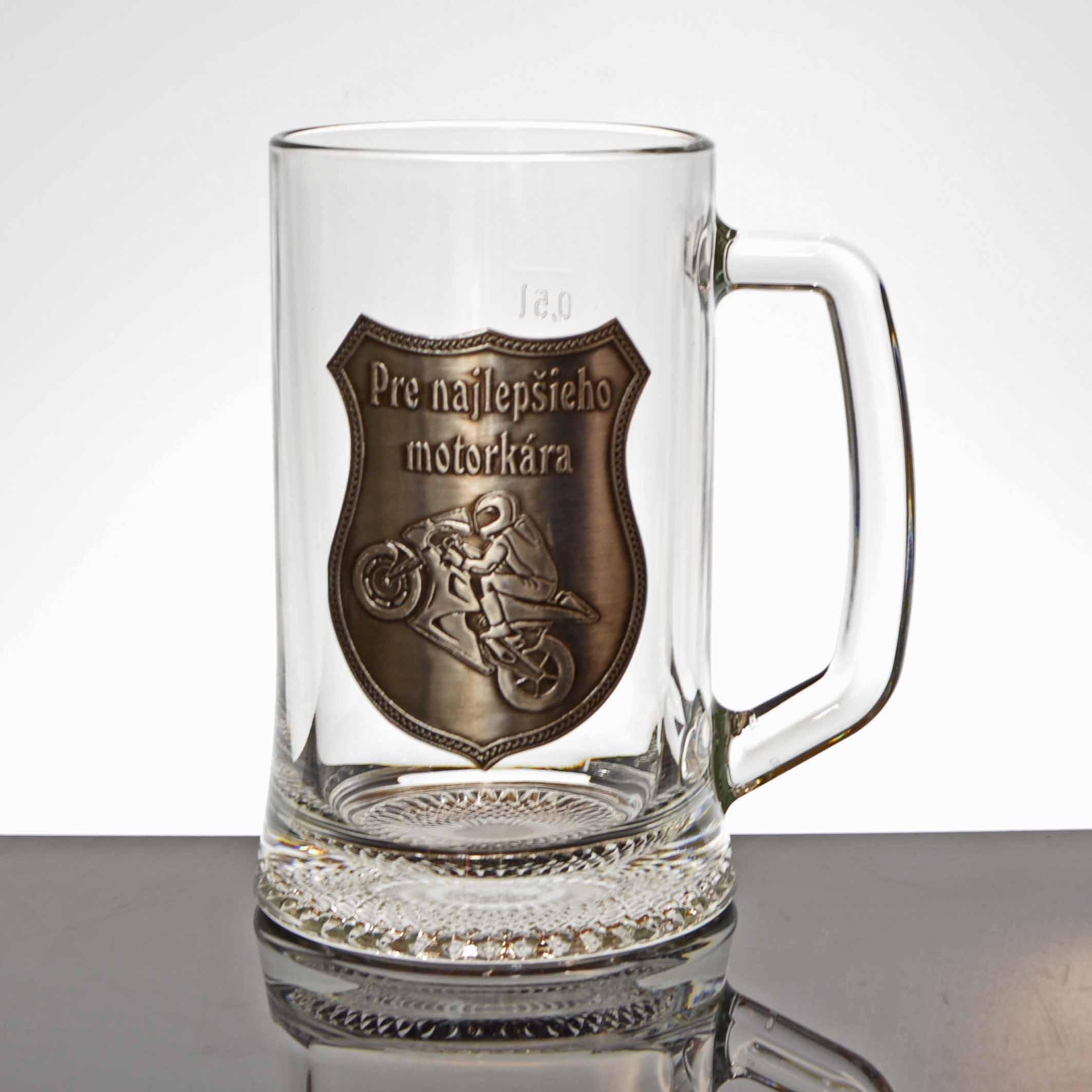 Pivný pohár pre najlepšieho motorkára