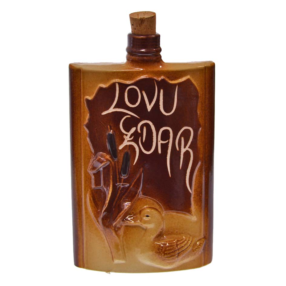 Keramická ploskačka - Lovu zdar Kačka