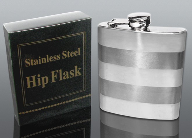 Ploskačka nerezová XXL 540 ml