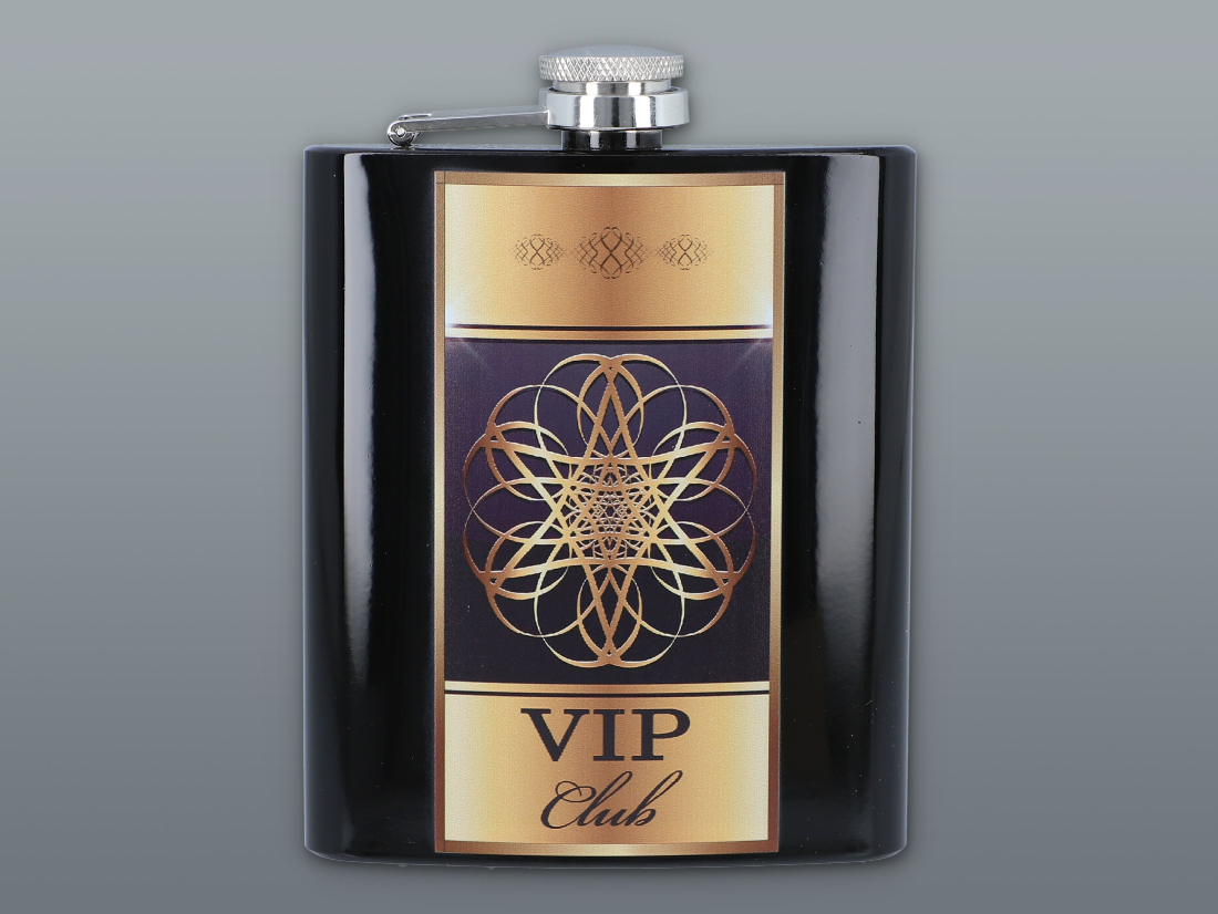 Ploskačka nerezová VIP 210 ml