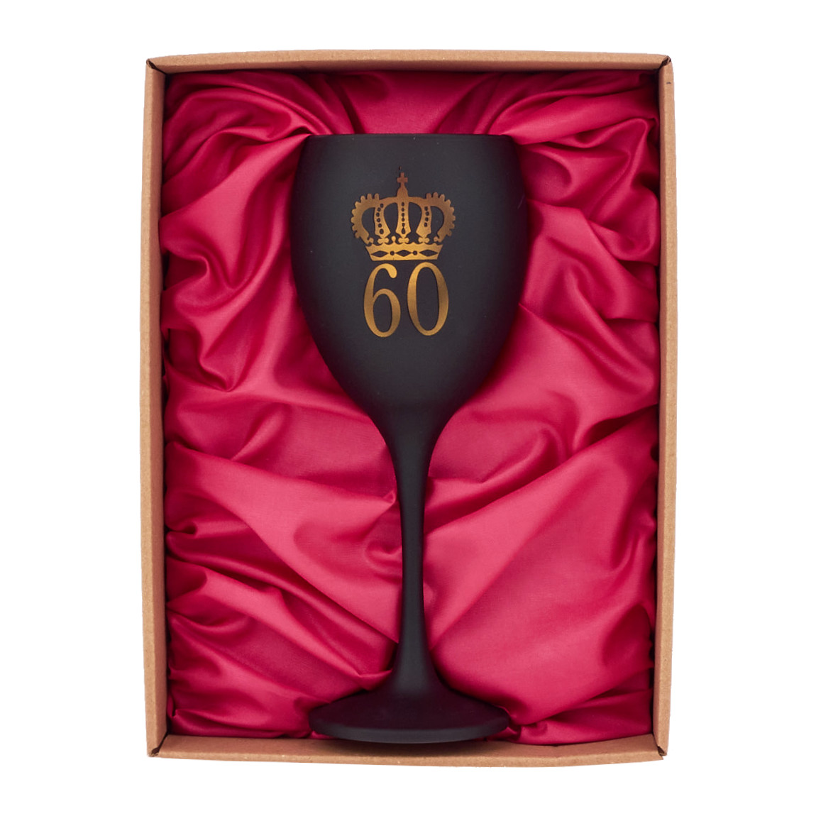 Výročný pohár v darčekovej krabičke - k 60tke pre ženu
