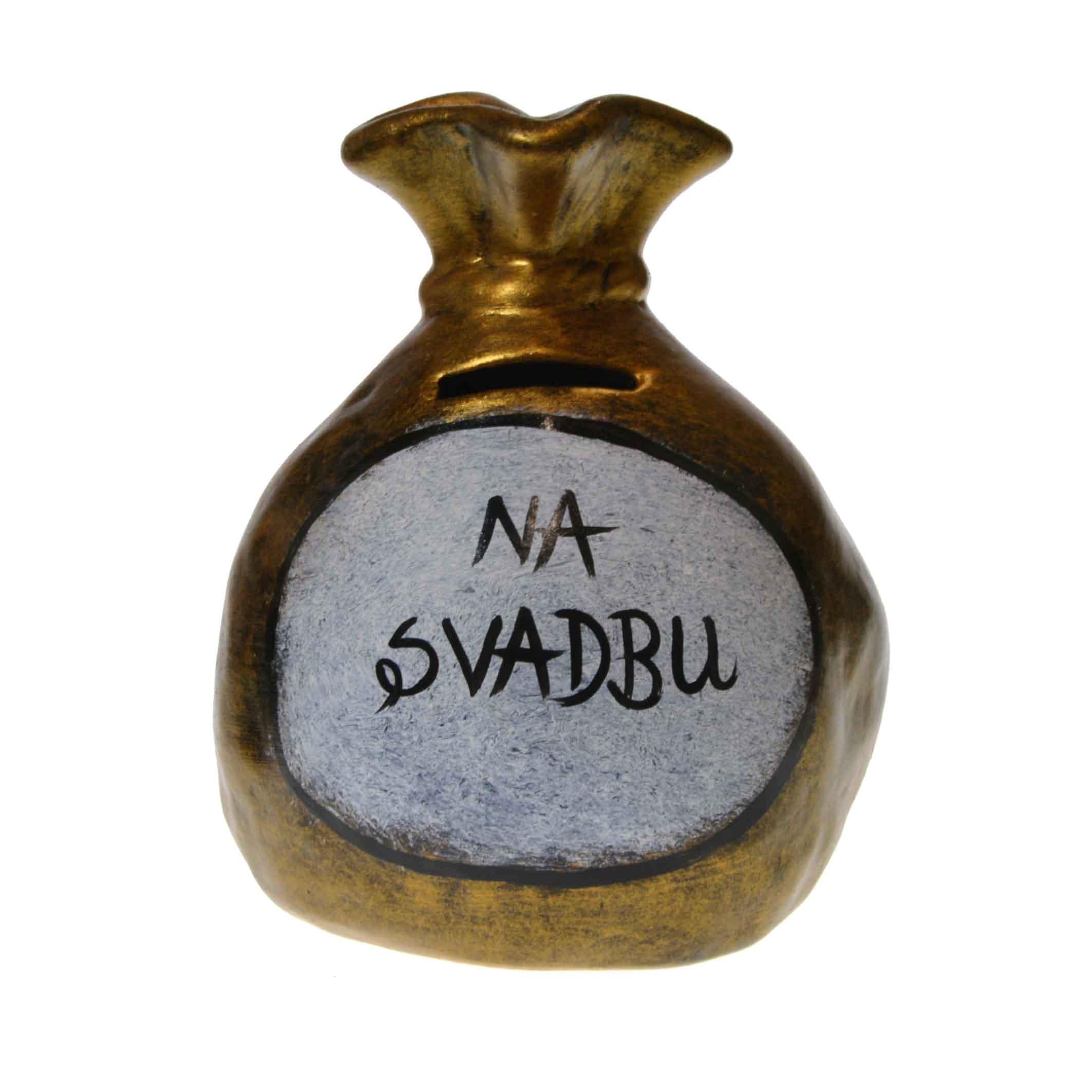 Pokladnička s nápisom - na svadbu