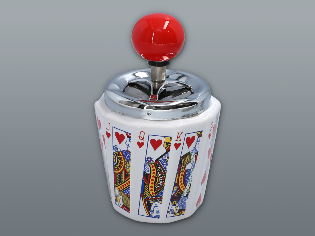 Rotačný popolník - Poker