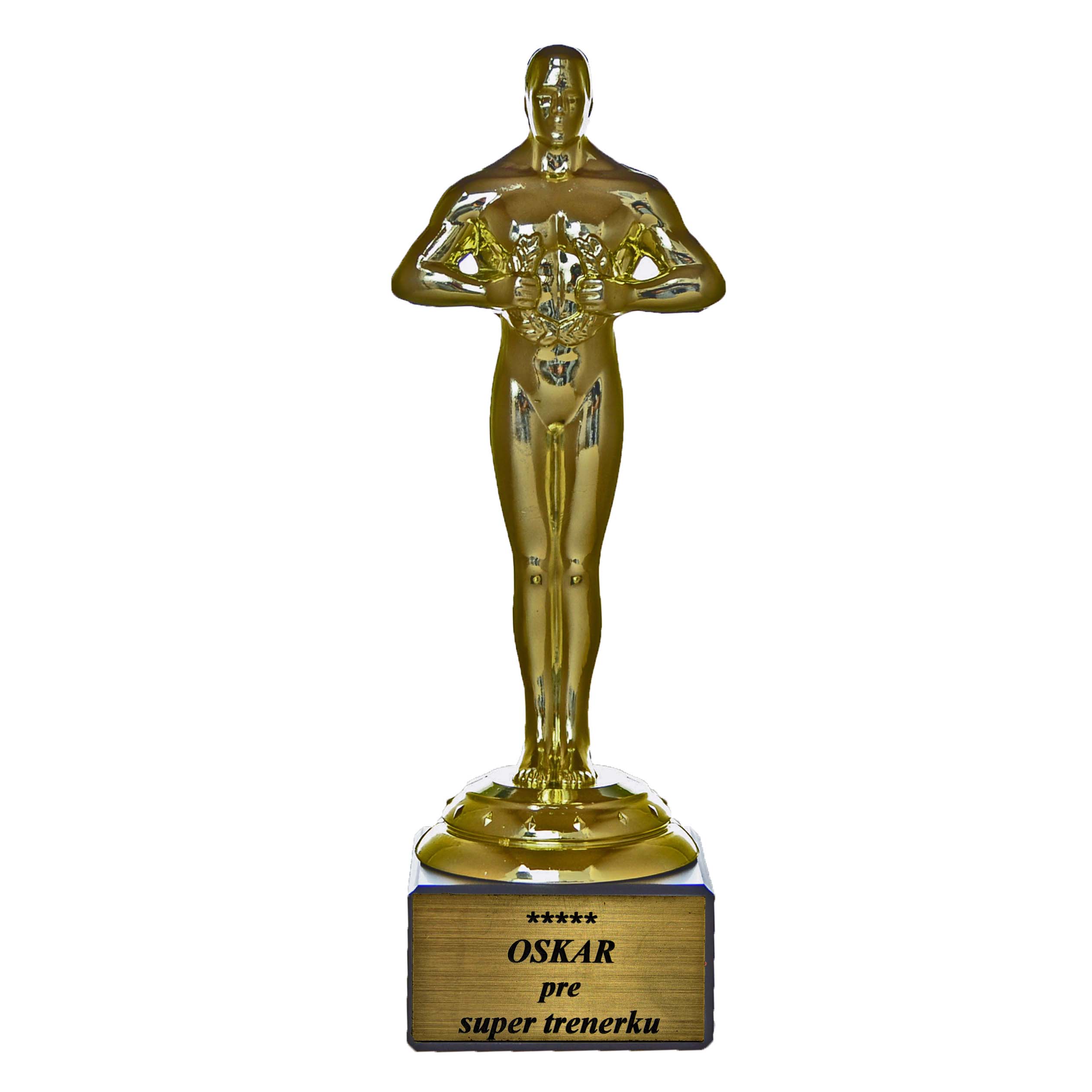 Soška Oscar - Pre super trénerku