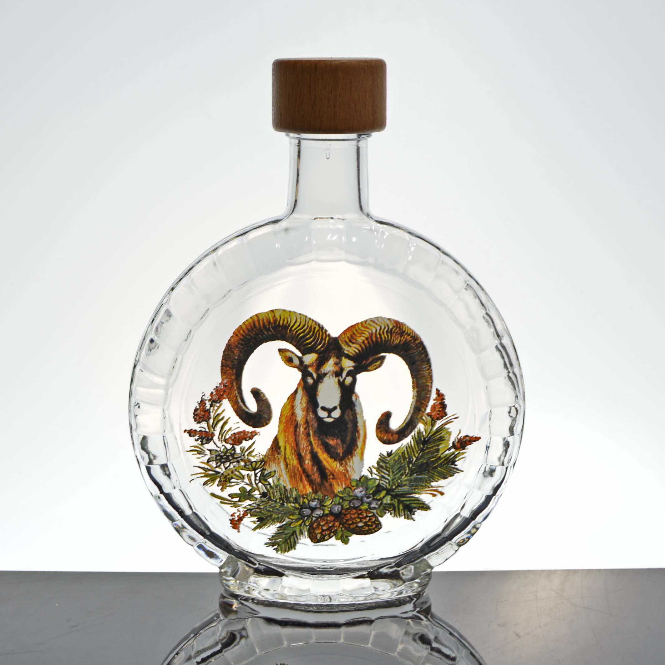 Fľaša sklenená 0,35 L - Muflón