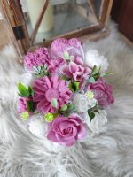 Mydlová kytica mini - Staroružová