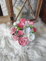 Mydlová kytica mini - Ružová