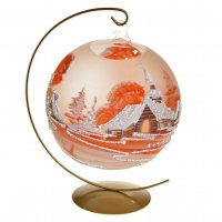 Svietnik oranžový matný