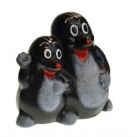 Keramická soška do záhrady - Krtkovia