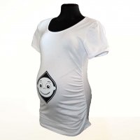 Tehotenské tričko s obrázkom - Kukuč