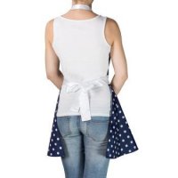 Bodkovaná kuchynská zástera