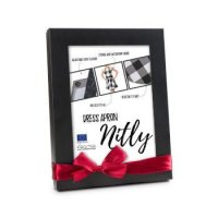 Bodkovaná kuchynská zástera