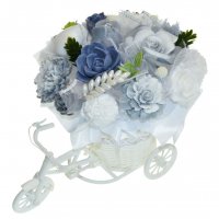 Mydlová Kytica bicykel -  sivá