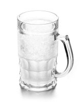 Ľadový pivový pohár CHILLER - 400ml klasický + otvarak
