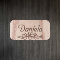 Svadobná menovka - Plaketka