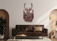 Drevený obraz na stenu - Jeleň