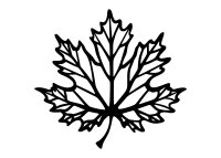 Javorový list – Drevený obraz na stenu