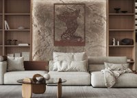 Drevený obraz na stenu – Žena v prírode