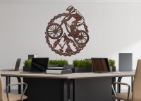 Drevený obraz - horský bicykel