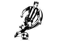 Drevený obraz – Strela na bránu