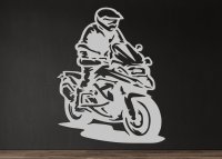 Drevený obraz na stenu – Športová motorka