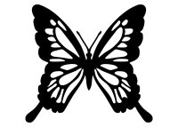 Drevený obraz – Motýľ