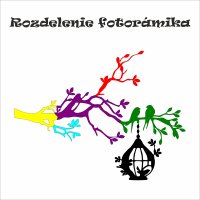 Drevený fotorámik na stenu – Rodinný strom so vtáčikmi