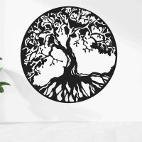 Drevený strom života na stenu