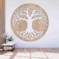 Drevený strom života na stenu