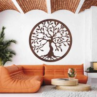 Drevený strom života na stenu