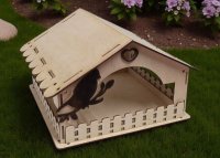 Drevená búdka pre vtáky