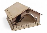 Drevená búdka pre vtáky