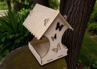 Drevená búdka pre vtáky