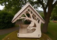 Drevená búdka pre vtáky