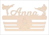 Vešiak na medaily - Karate