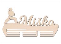 Vešiak na medaily - Karate