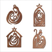 Drevená vianočná ozdoba – Betlehem