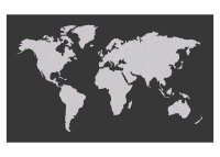 Drevená mapa sveta – 3D dizajn