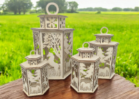 Drevený lampáš - Kone