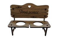 Drevená lavička so štamprlíkmi - Prvá pomoc